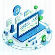 Graphic representing deploying and monitoring automation